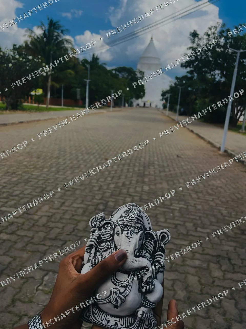 Ganesha in Hand – Spiritual Travel Photography — Cultural Photography — digital image preview